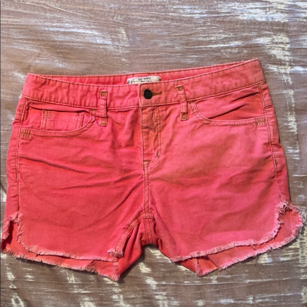 EUC Free People corduroy shorts